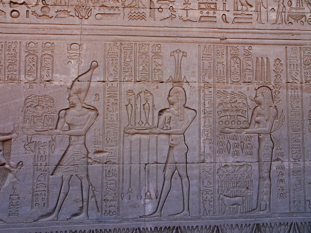 Photo ancient egyptian contact with america