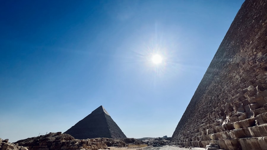 pyramids, electricity