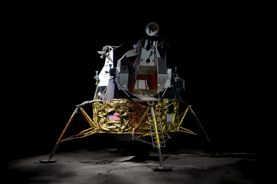 Photo lunar module guidance computer alarms