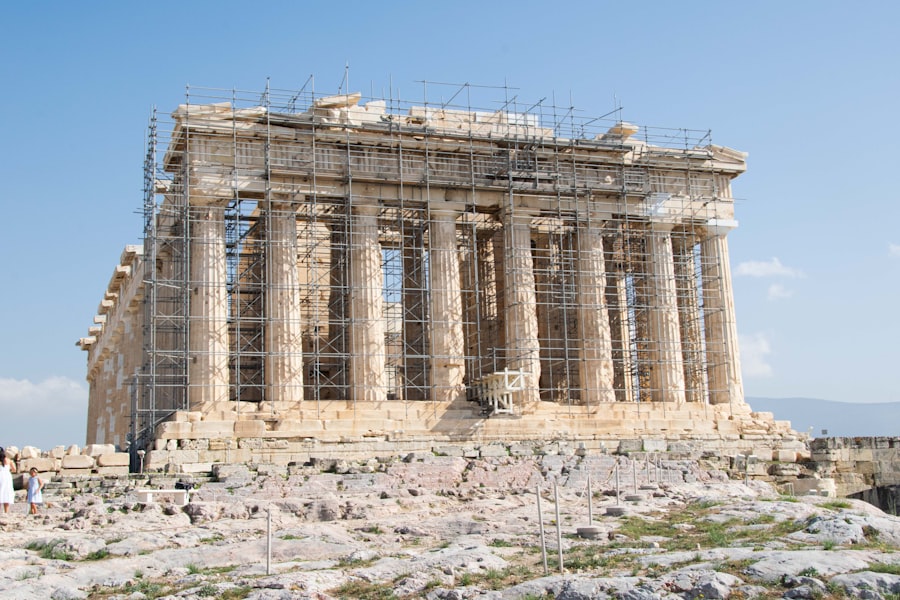 Photo ancient greek science engineering
