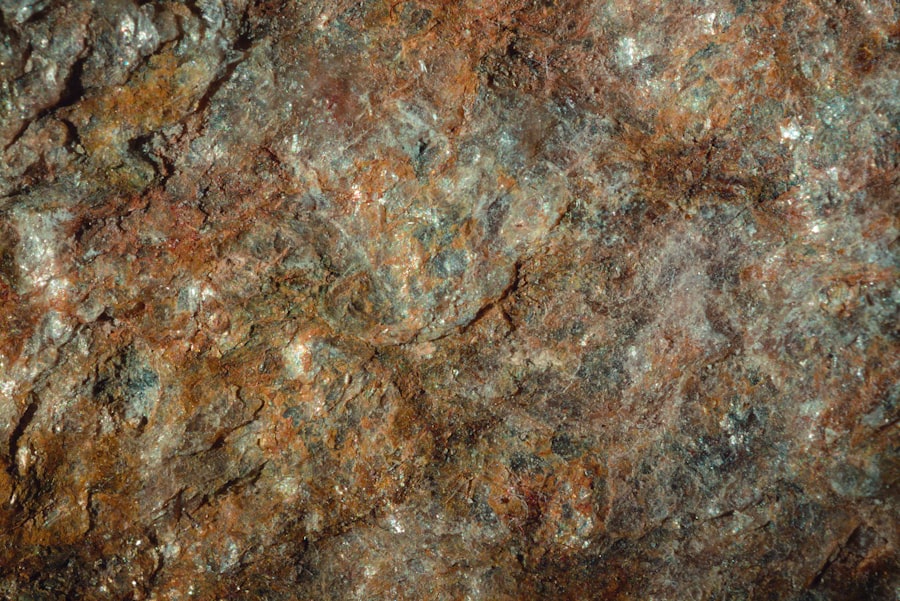 Photo piezoelectric granite