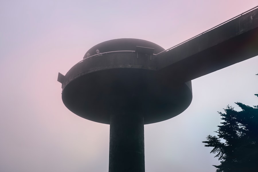 Photo extraterrestrial watchtower