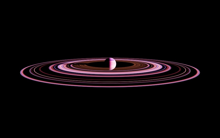 Photo Saturns rings