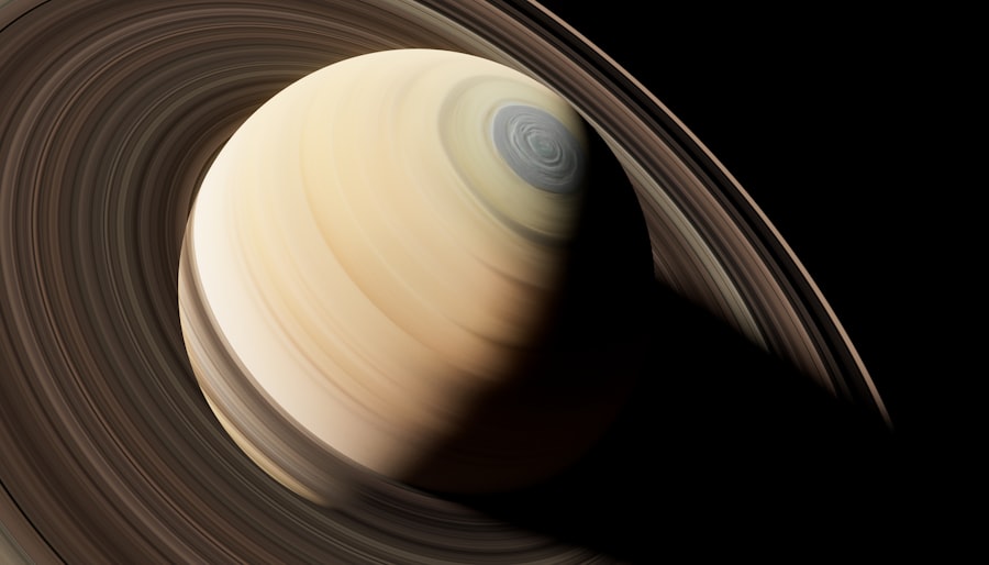Photo saturns rings