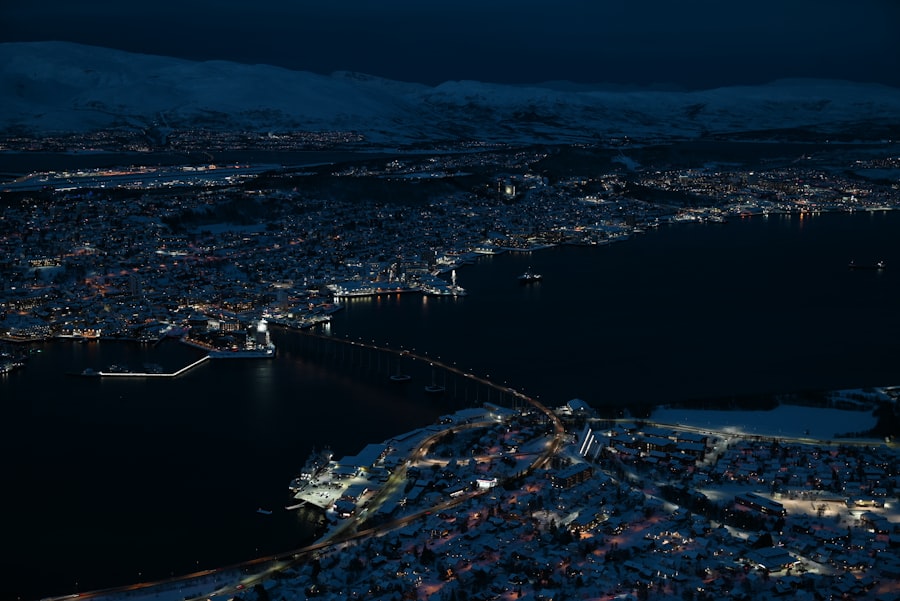 Photo antarctic city