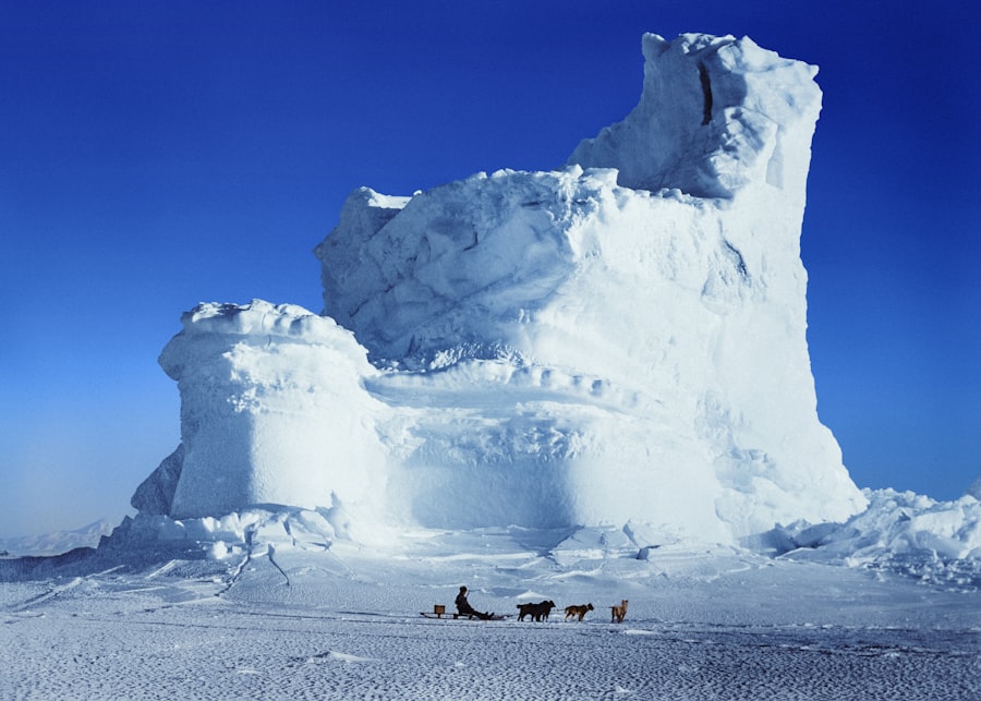 Antarctic ice structure