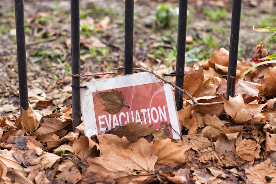 Photo evacuation route