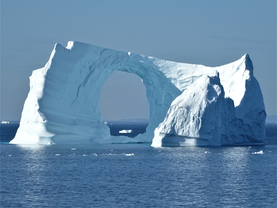 Photo Antarctic ice structure