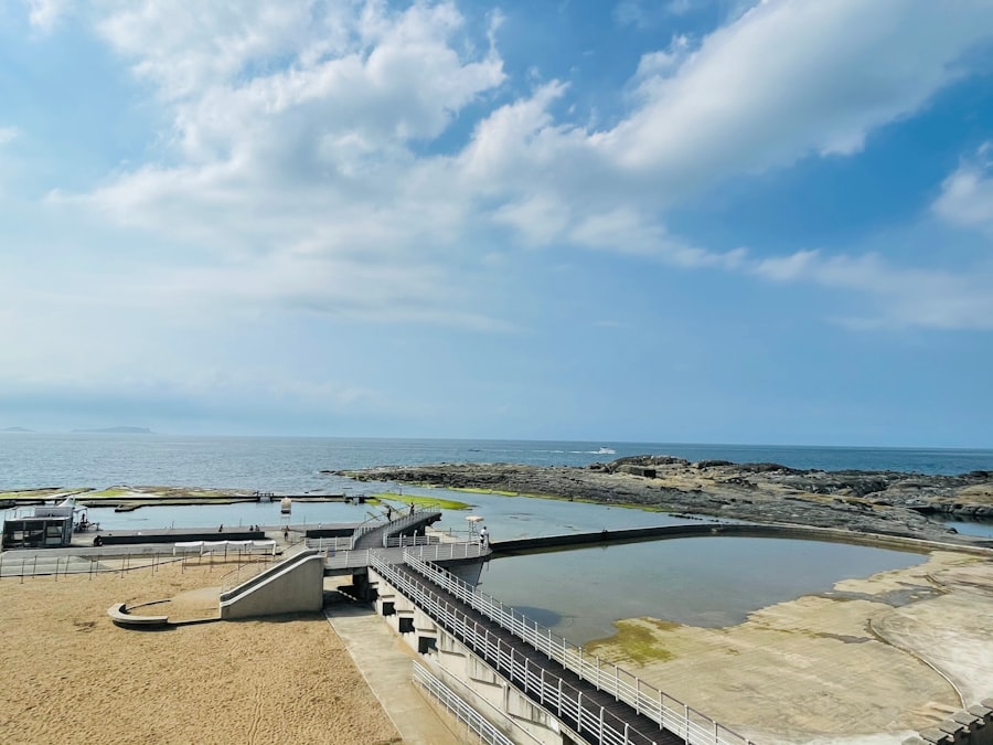 Photo desalination plant