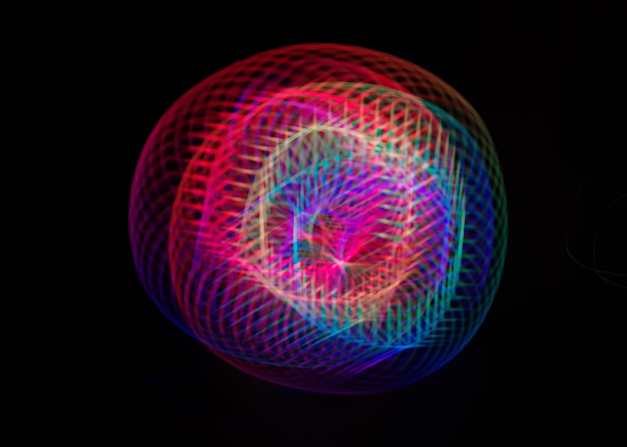 synchronized luminous spheres