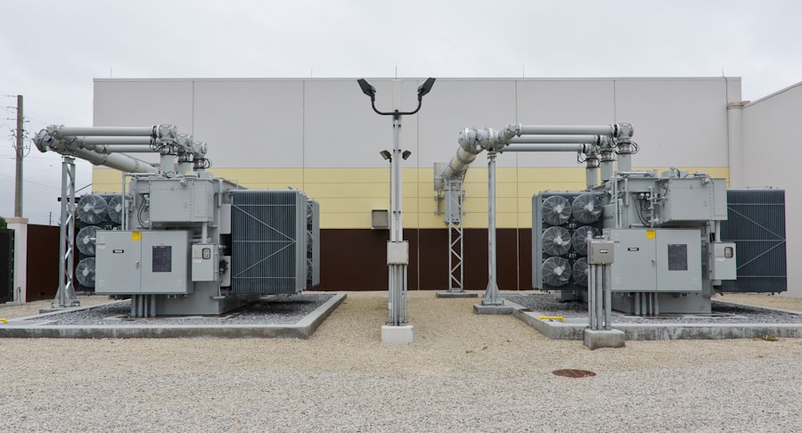 Photo diesel generators