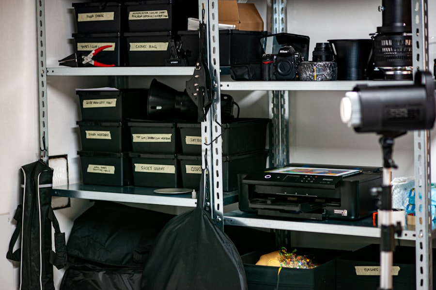 Photo acoustic media storage hubs