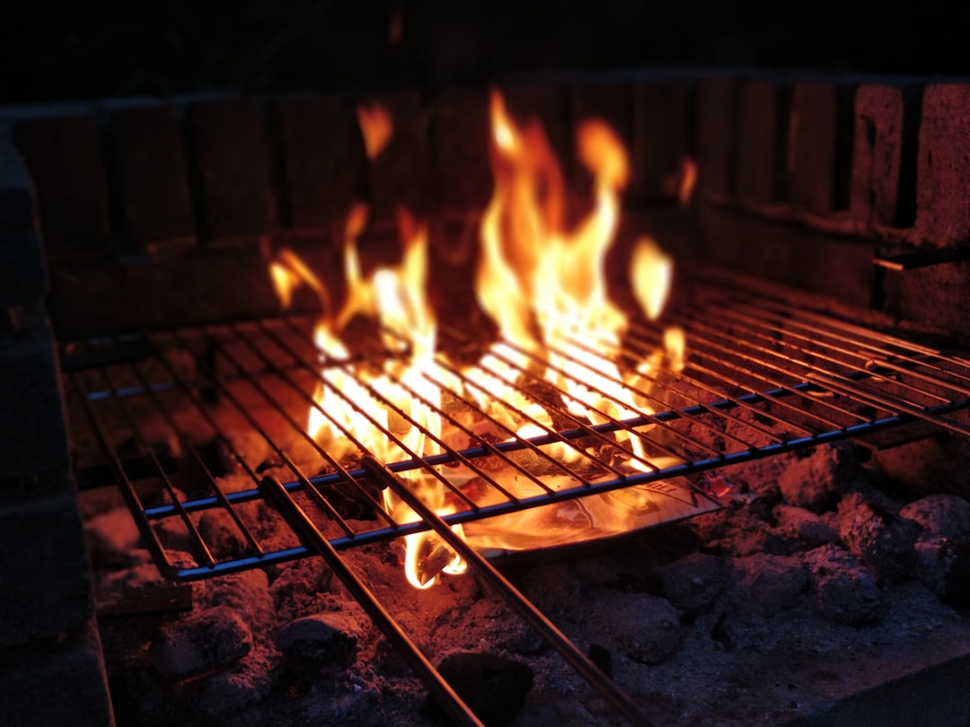 Photo grill flame training