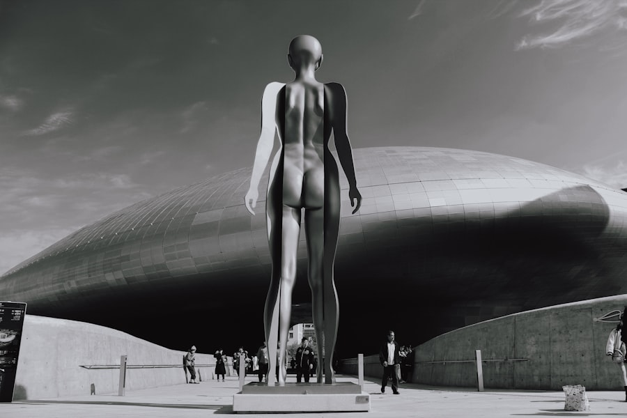 silver humanoid beings