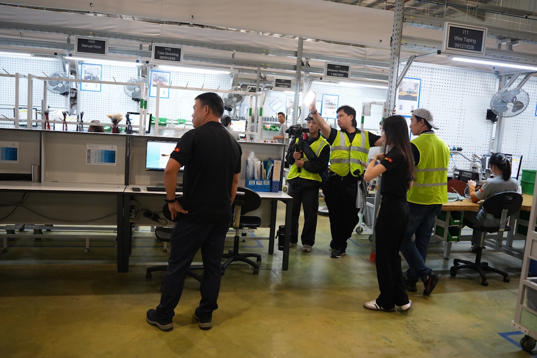 Photo assembly line footage