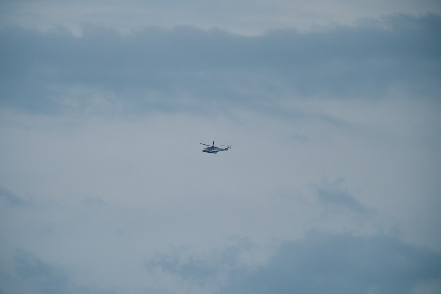 Photo helicopter UFO intercept