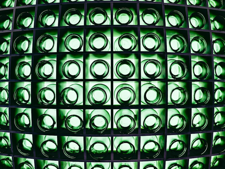 Photo emerald green UFO light intensity
