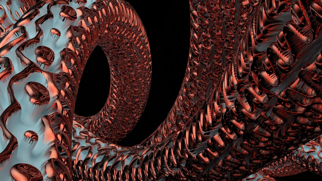 Photo extraterrestrial neural mesh