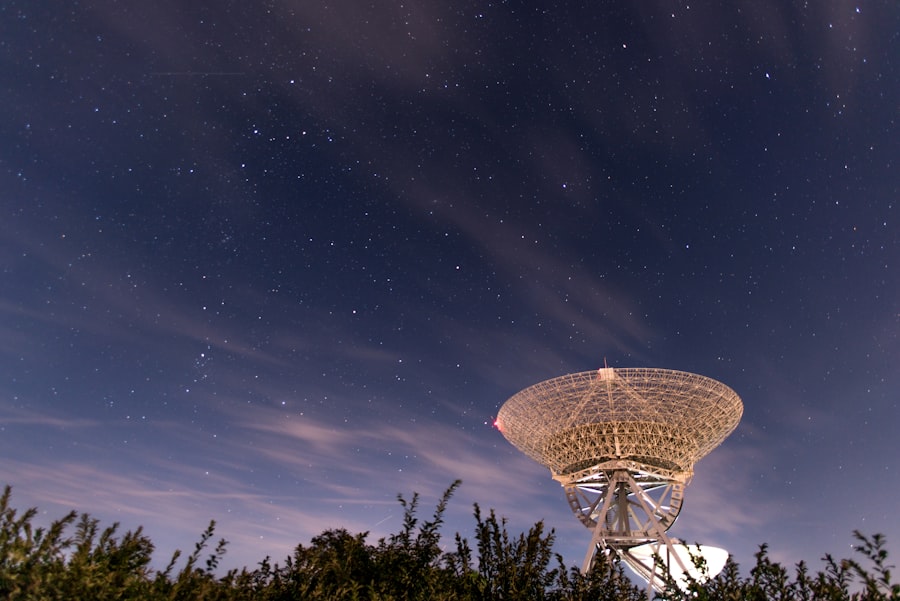 Photo radio telescope feed horns