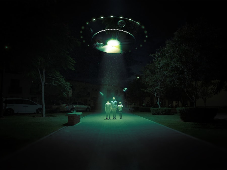 Photo UFO witness perception control