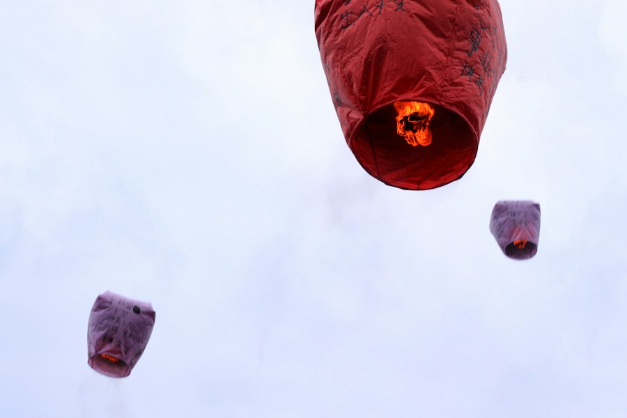 Photo aaro moderate confidence sky lanterns